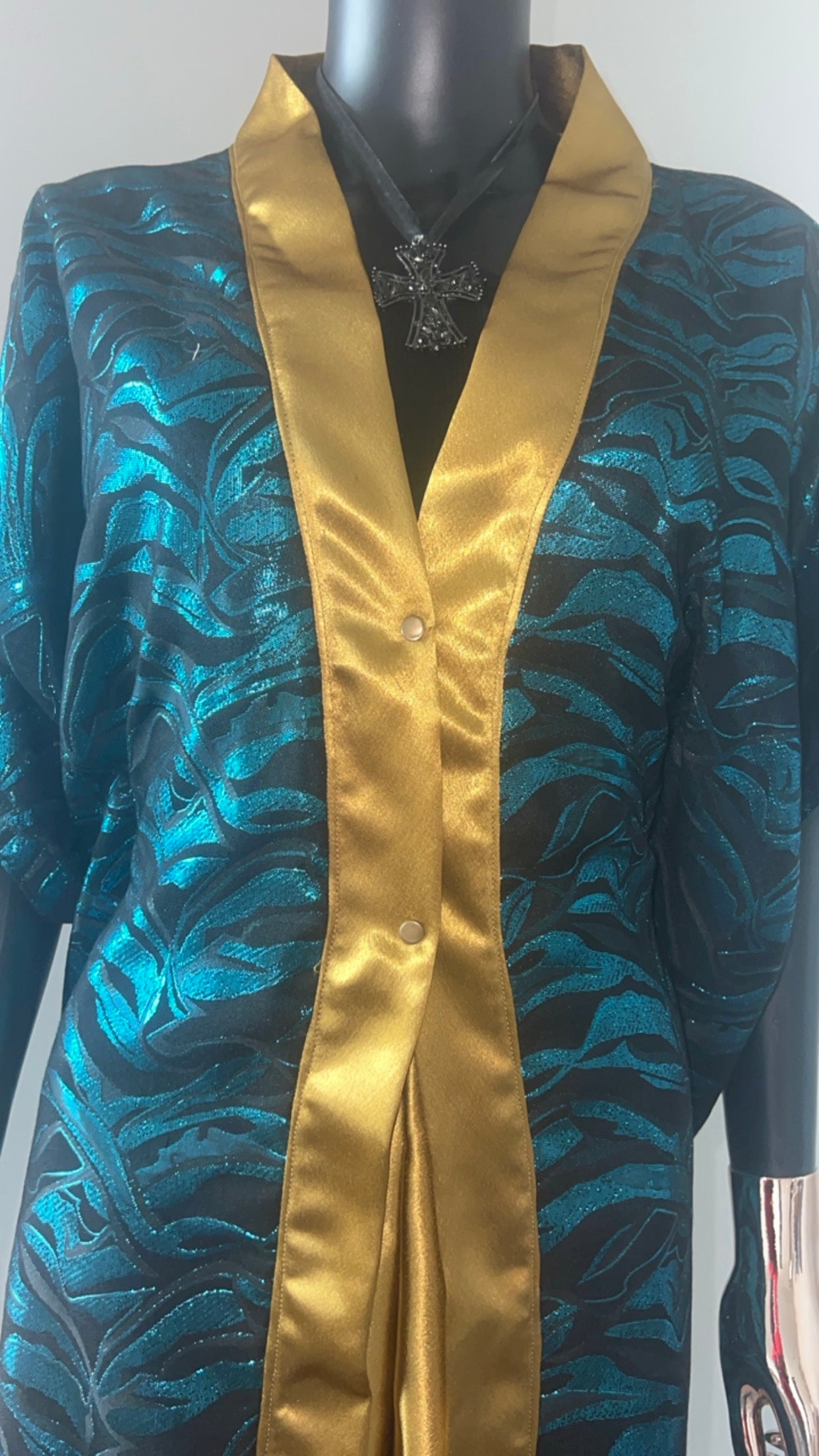 Agbada Bubu Brocade Kimono w/ Pants