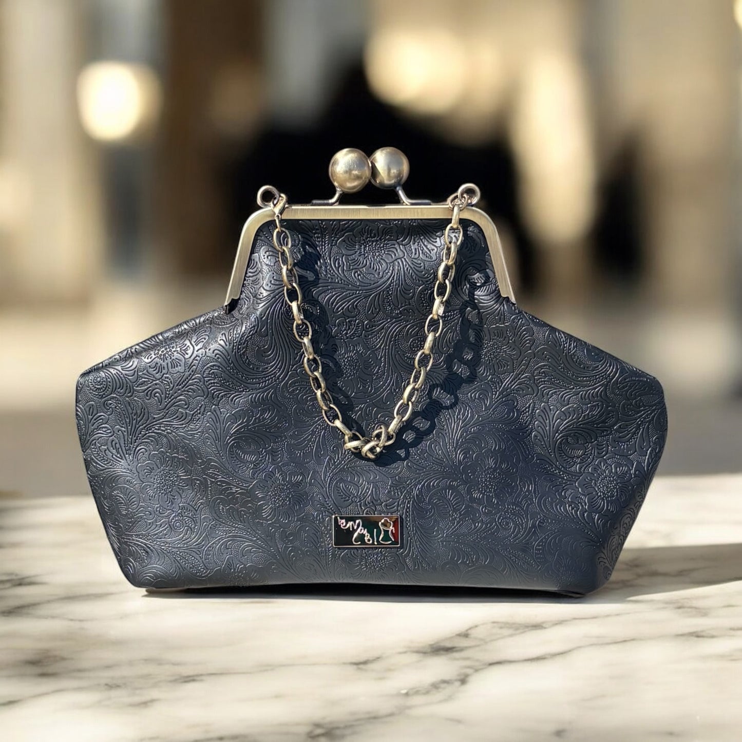 Vintage - Style KISS Lovk Clutch Embossed Vinyl Edition