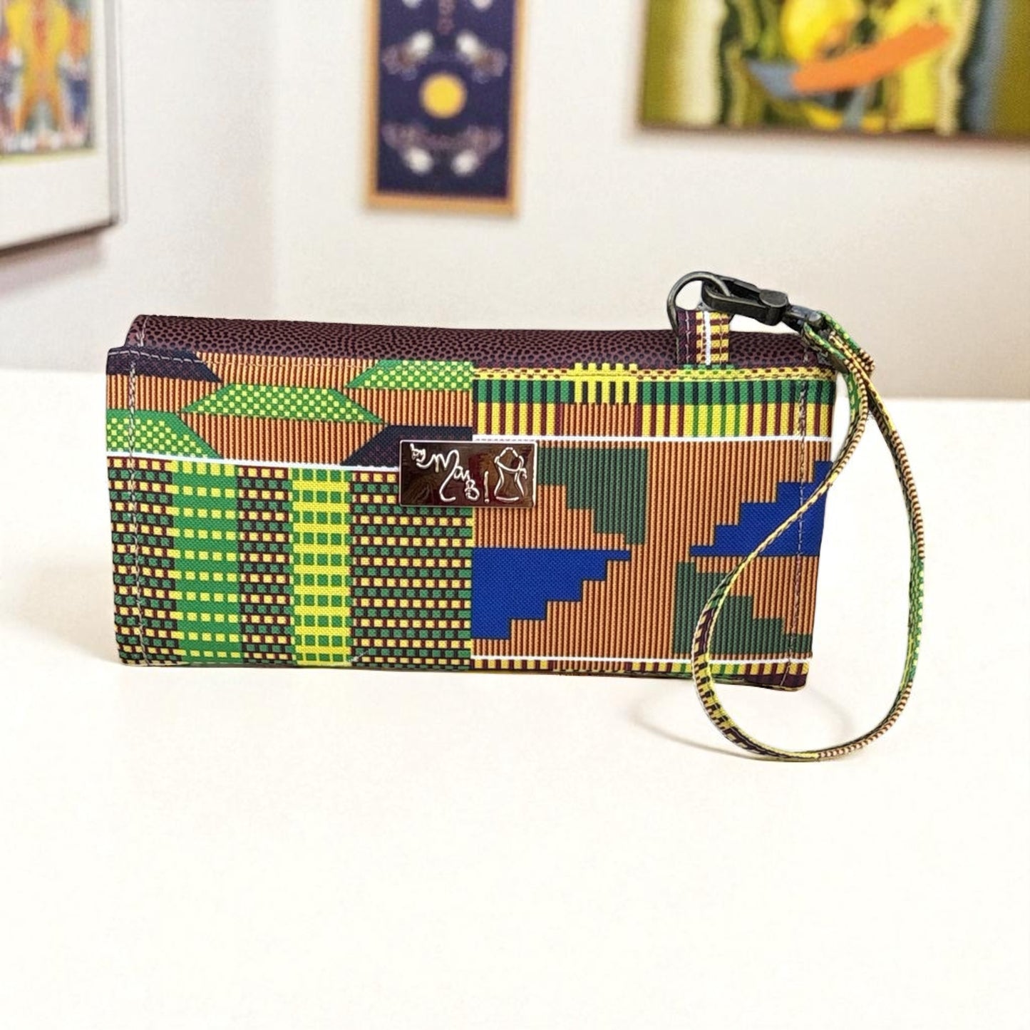 Kenti Print Necessary Clutch Wallet w/ Wristlet