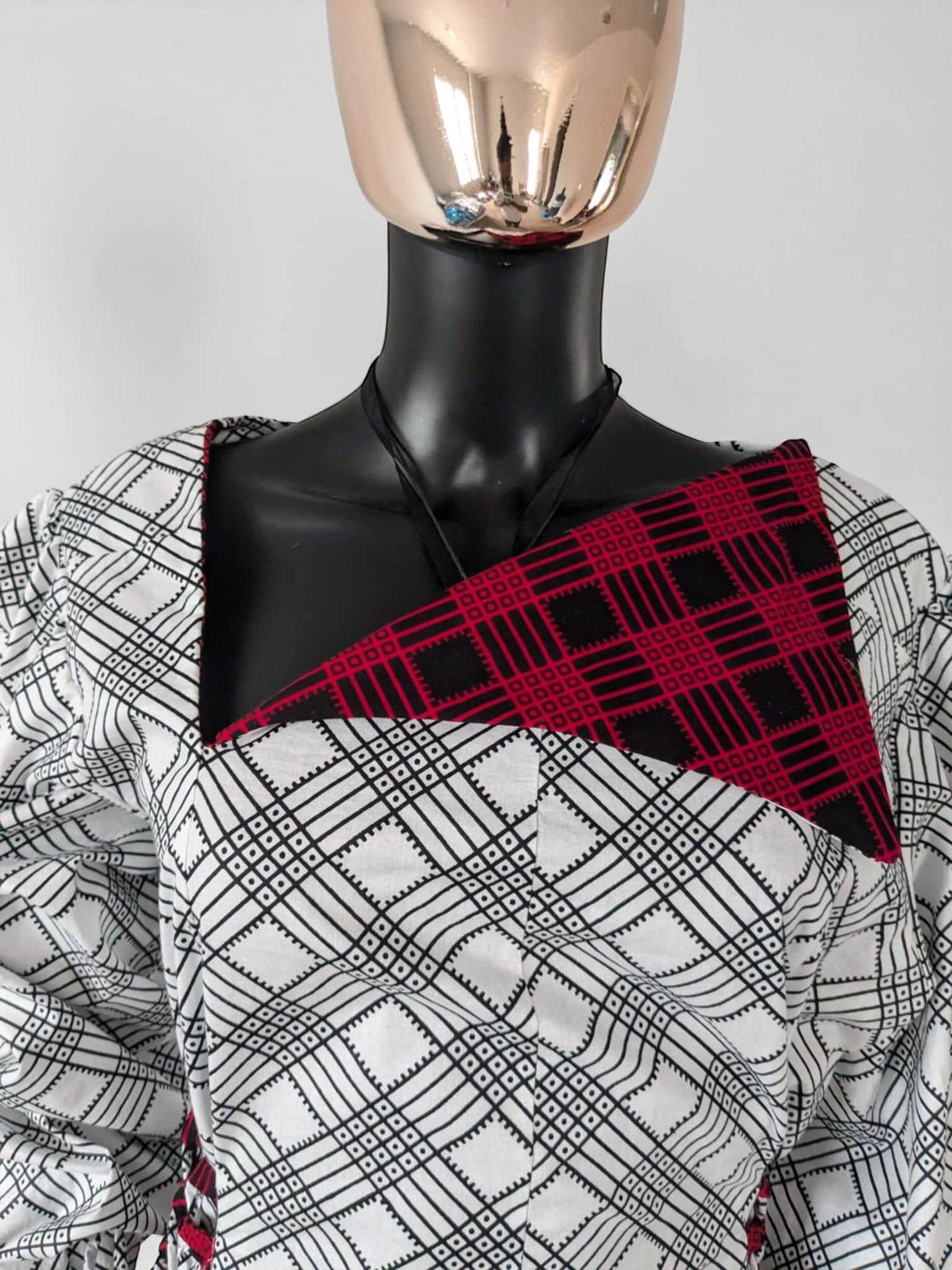 Ankara Geometric Patterns Wide Leg Jumpsuit