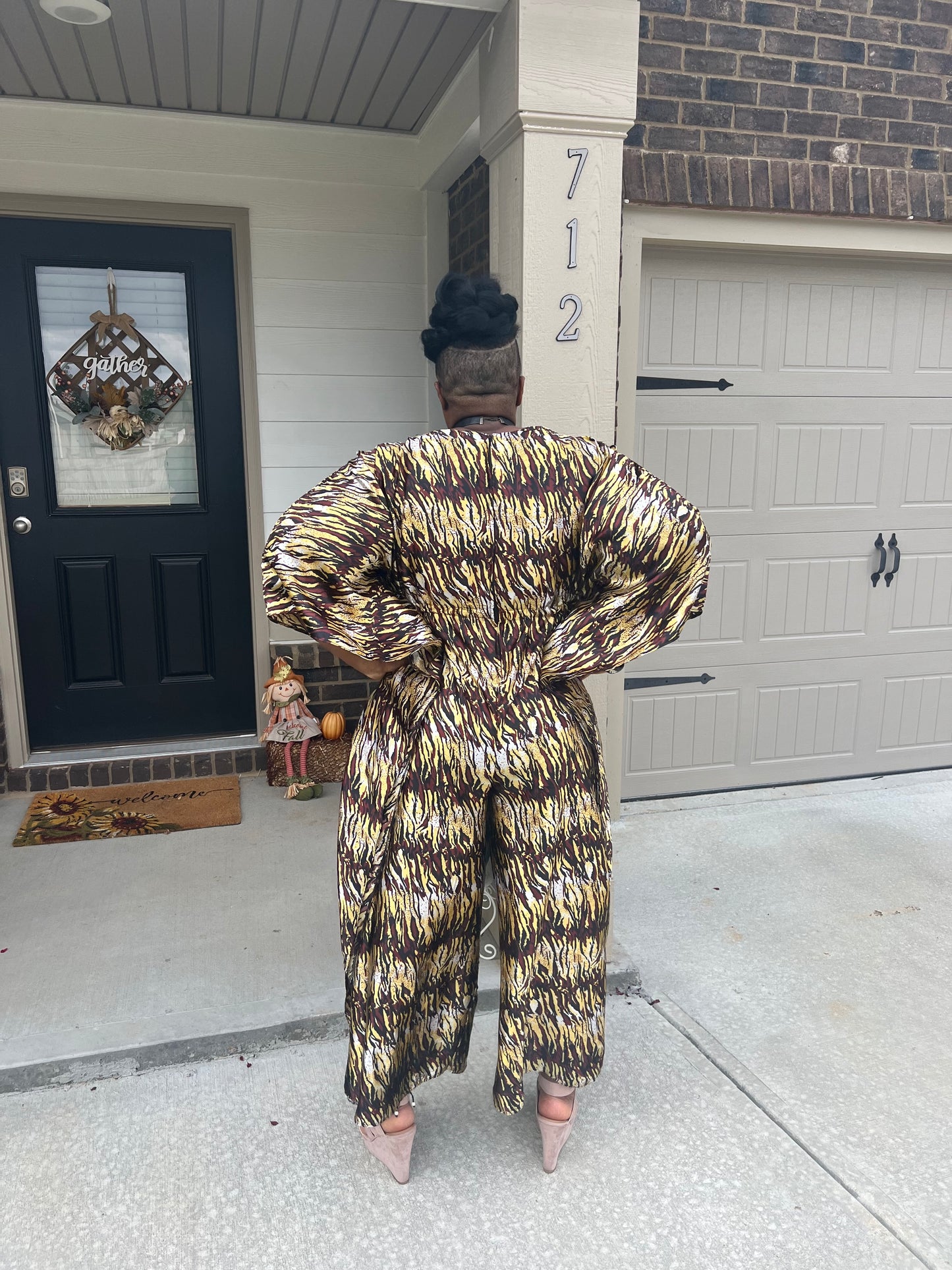 Milly B! Cheetah Print Genysis Jumpsuit