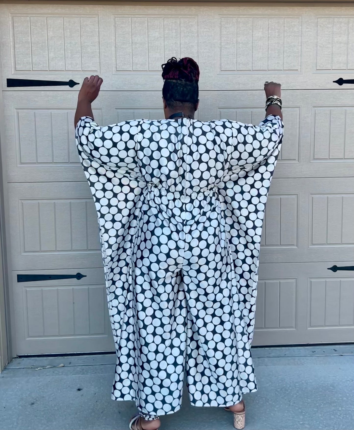 Milly B! Polka Dots Print Genysis Jumpsuit