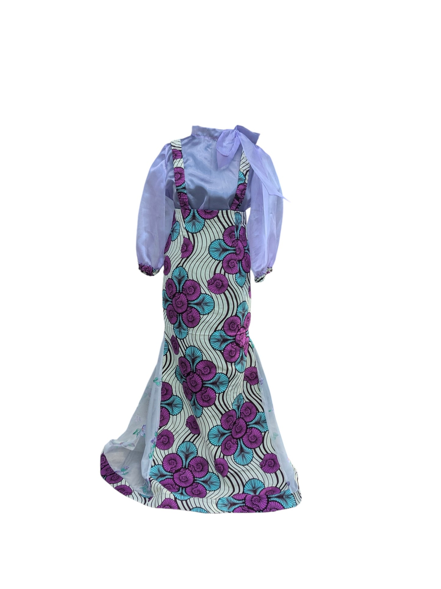 High Waisted Mermaid Skirt w/ Organza Top