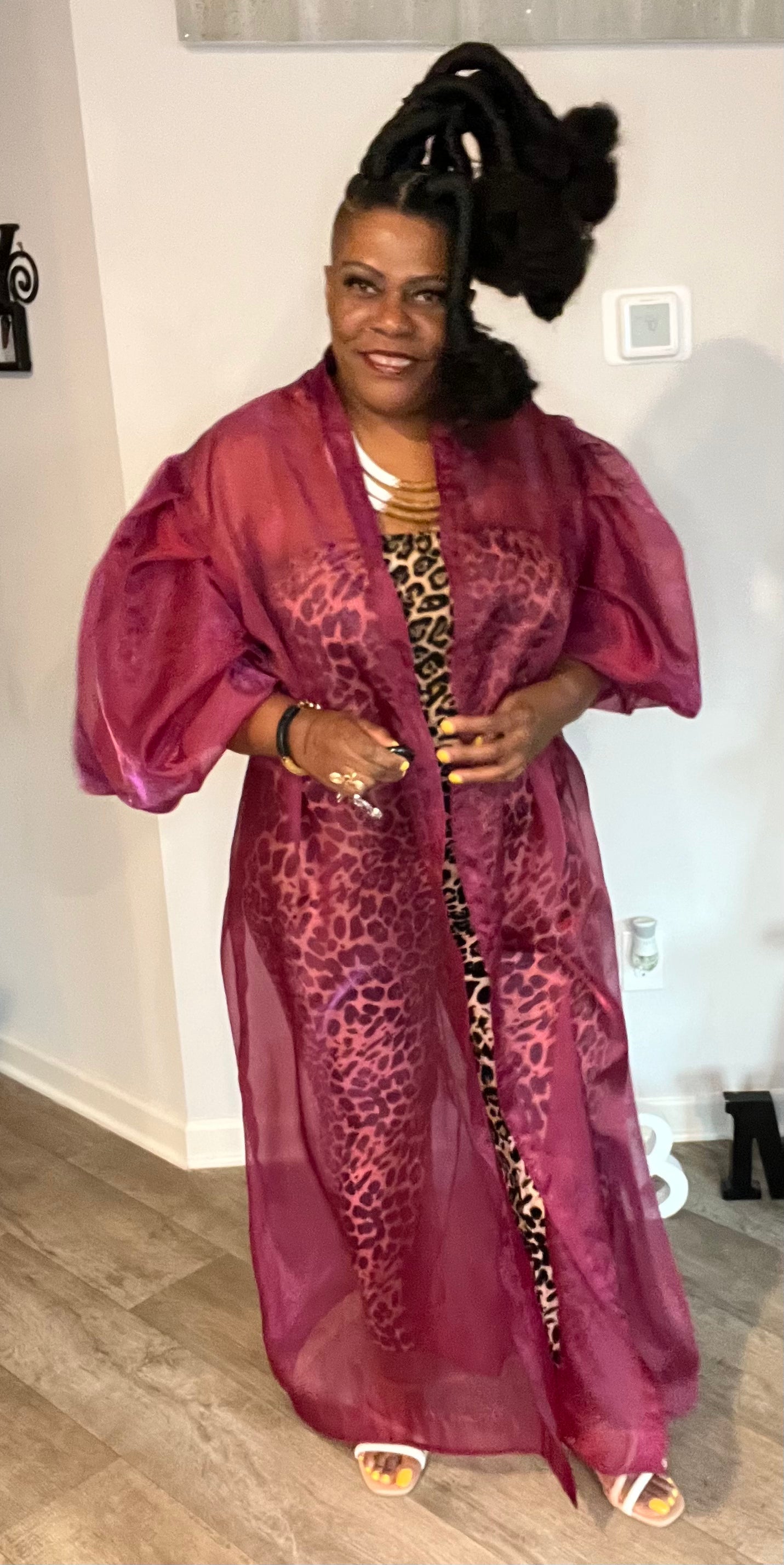 Classic Unisex Organza Coat