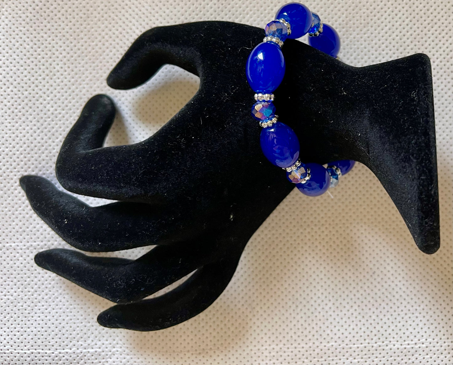 Blue Opal Beads Bracelet