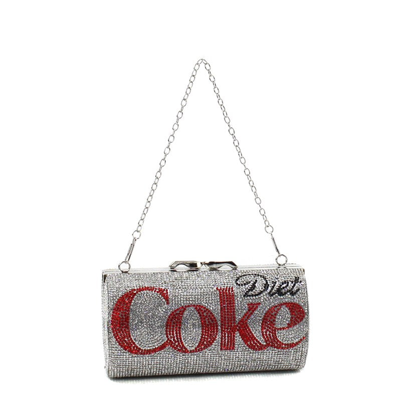 Diet Coke Embellished Clutch