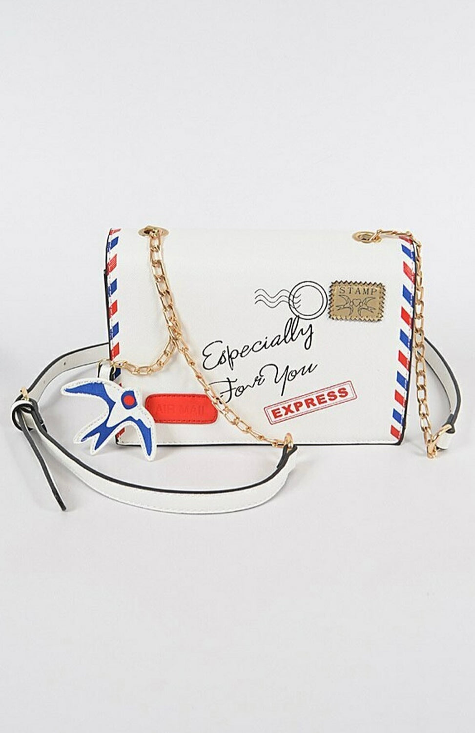 Post Air Mail Envelope Clutch