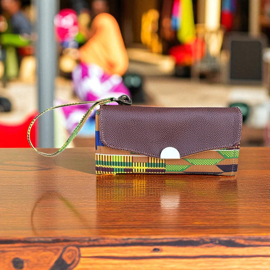Kenti Print Necessary Clutch Wallet w/ Wristlet