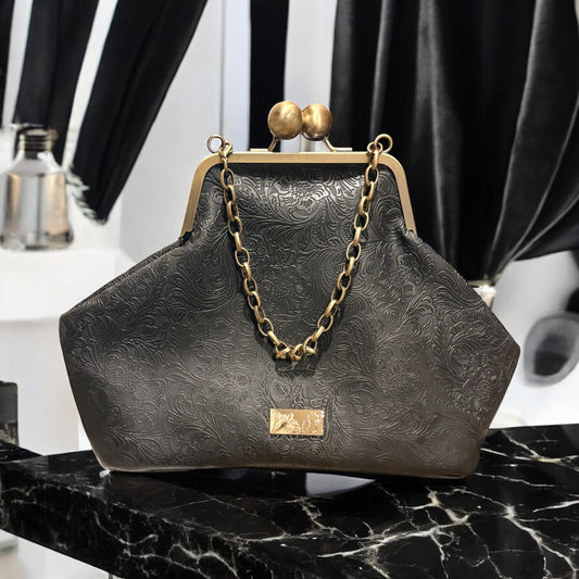 Vintage - Style KISS Lovk Clutch Embossed Vinyl Edition