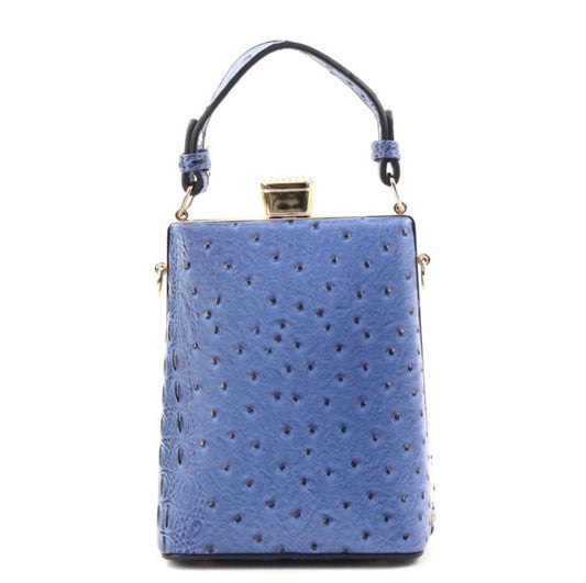 Jackie O: Jackie's O 50's Vintage Style Bag (Blue)